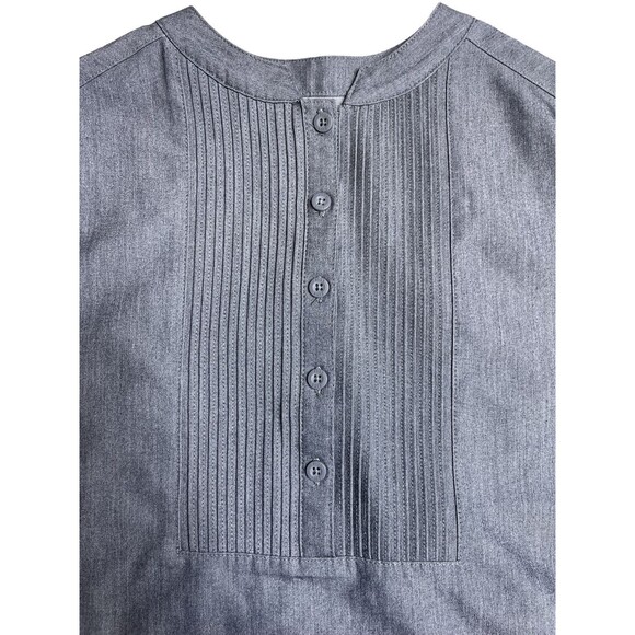 Figs Mua Pintuck Scrub Set Women Gray Technical Collection Top & Bottom size XXS - Picture 14 of 16